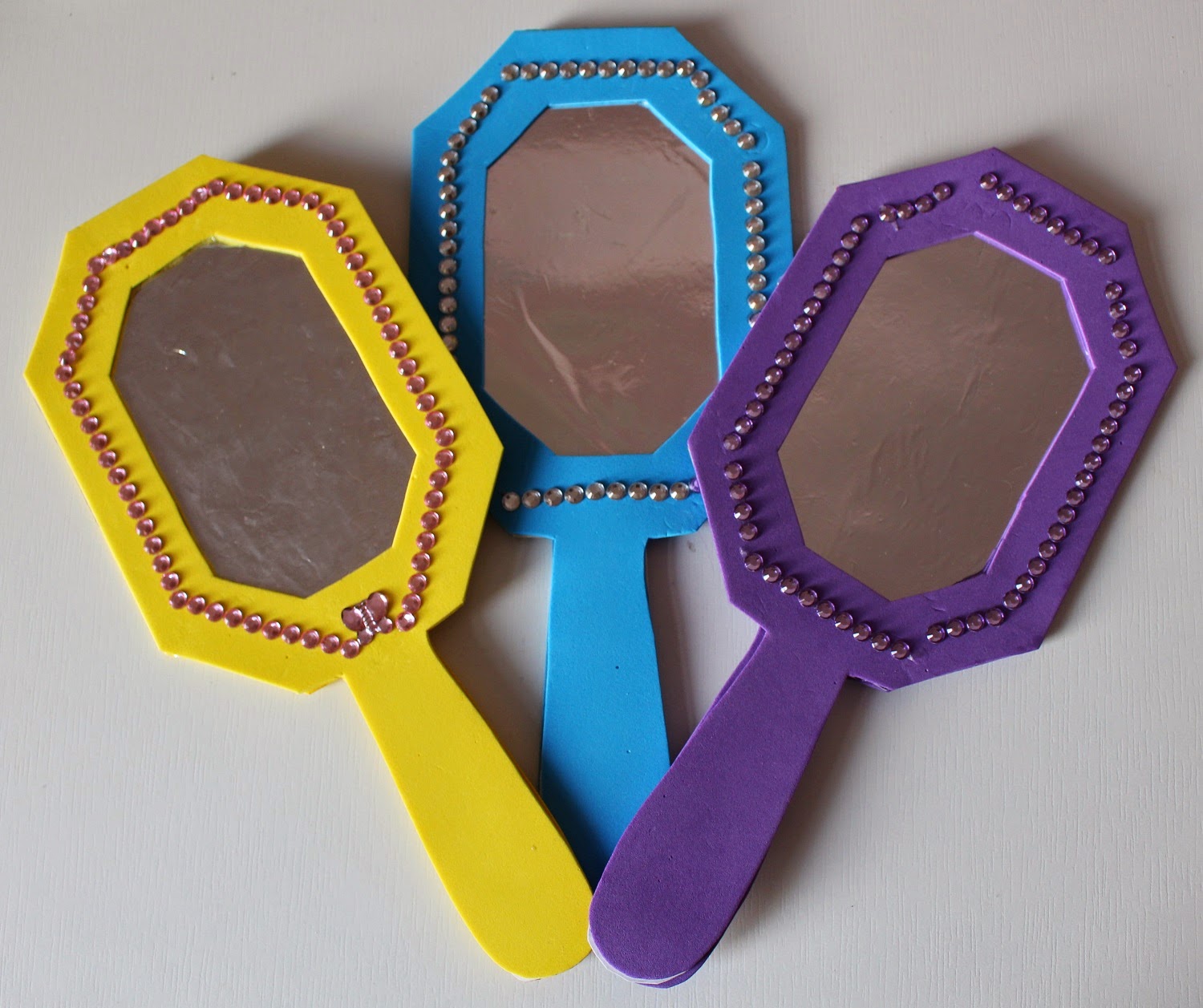 Kit Specchietti In Legno Fai Da Te Per Bambine – 12 Pezzi A Forma Di Sirena, Con Pennarelli E Glitter, Attività Creativa Per Feste