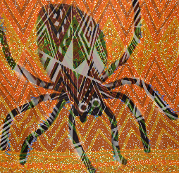 Ananse carrier of messages teller of stories and means spider in Akan. This is why the carrier of messages or stories is usually depicted as a spider.