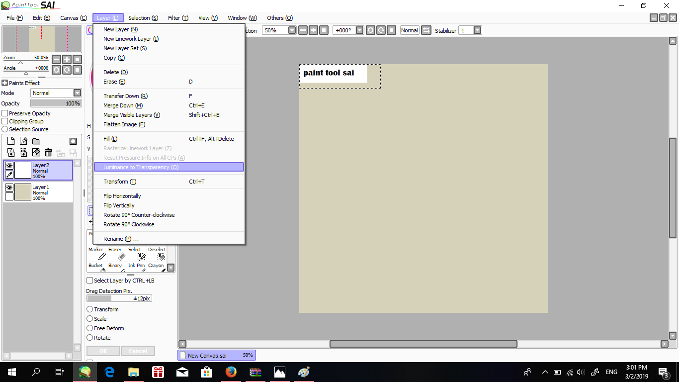 Text in paint tool sai howtodase