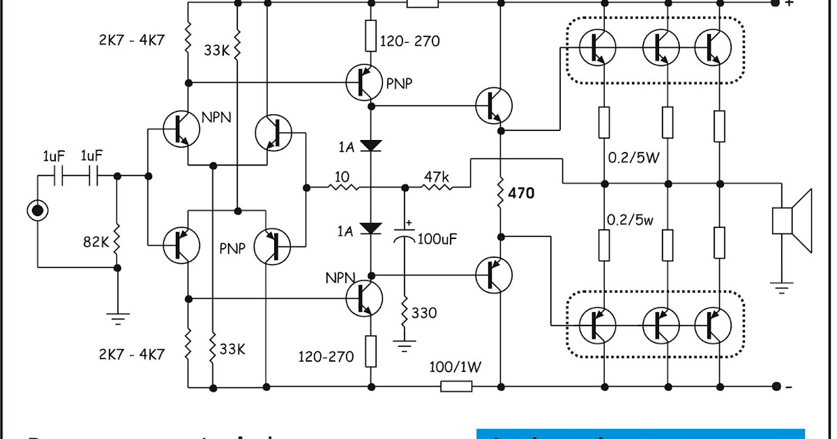 Skema Rangkaian Power Amplifier 2 Tingkat Pcb - vrogue.co