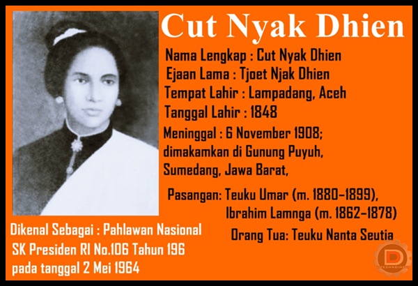 Biografi Cut Nyak Dhien Dtechnoindo