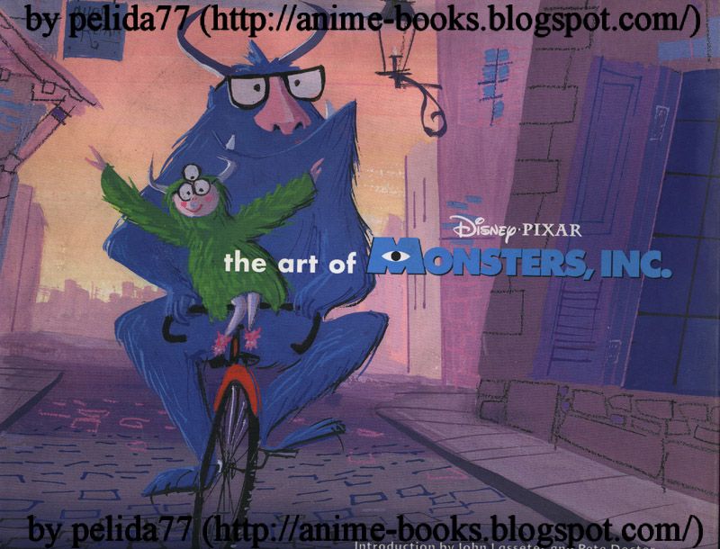 ANIMEBOOKS THE ART OF MONSTERS, INC (2001, PIXAR)
