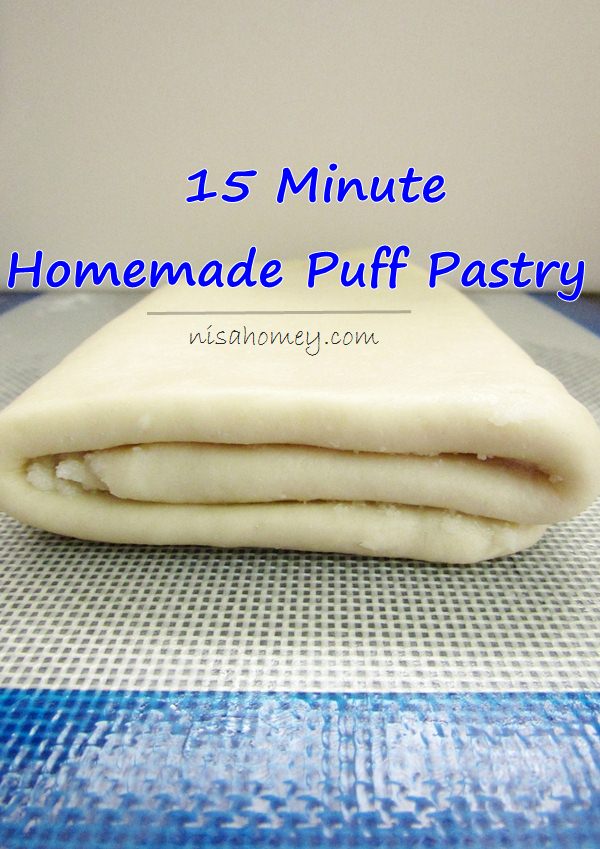 homemade puff pastry