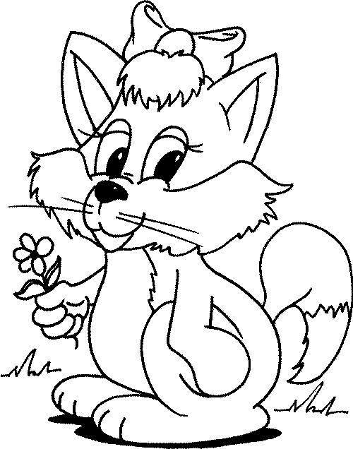 Coloring Pages for Kids: Cat Coloring Pages for Kids