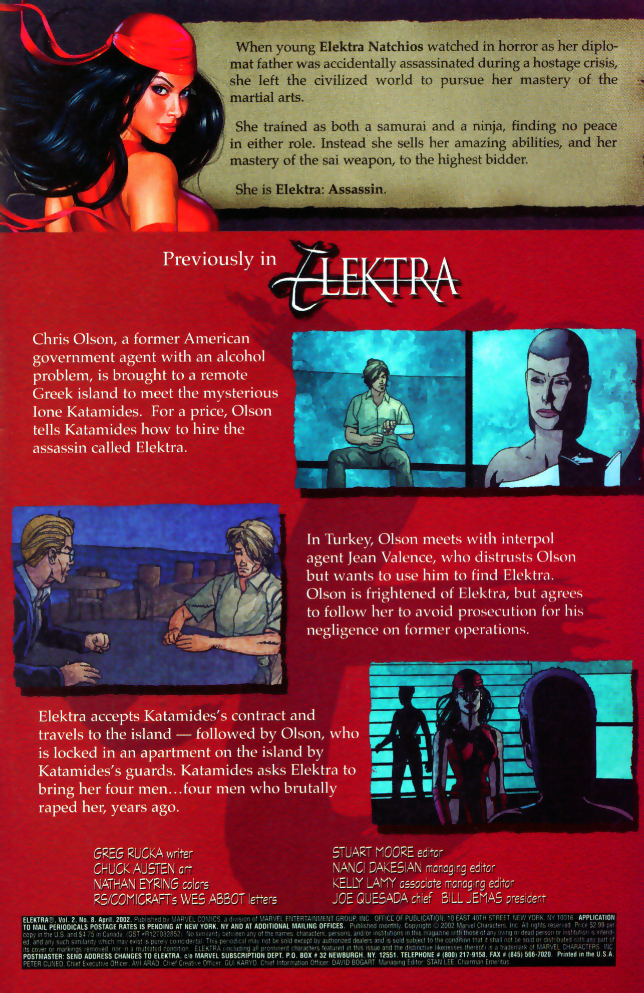 Read online Elektra (2001) comic -  Issue #8 - 2