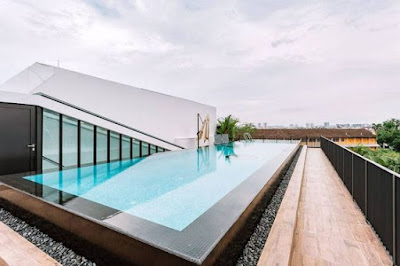 modern rooftop swimming pool design ideas 2019