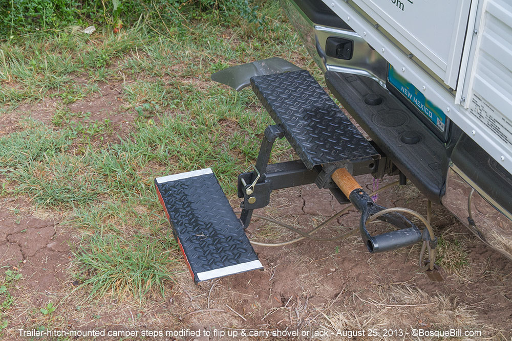 Bosque Bill's Backroads Camper Steps Modification