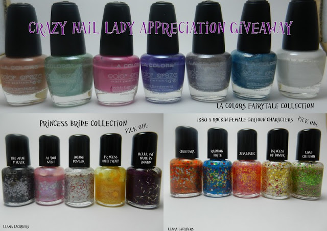 Crazy Nail Lady's Appreciation Giveaway