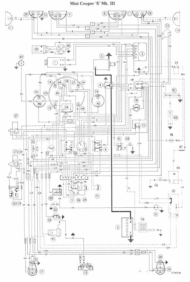 Free Auto Wiring Diagram: Mini Cooper S Mark III Wiring Diagram