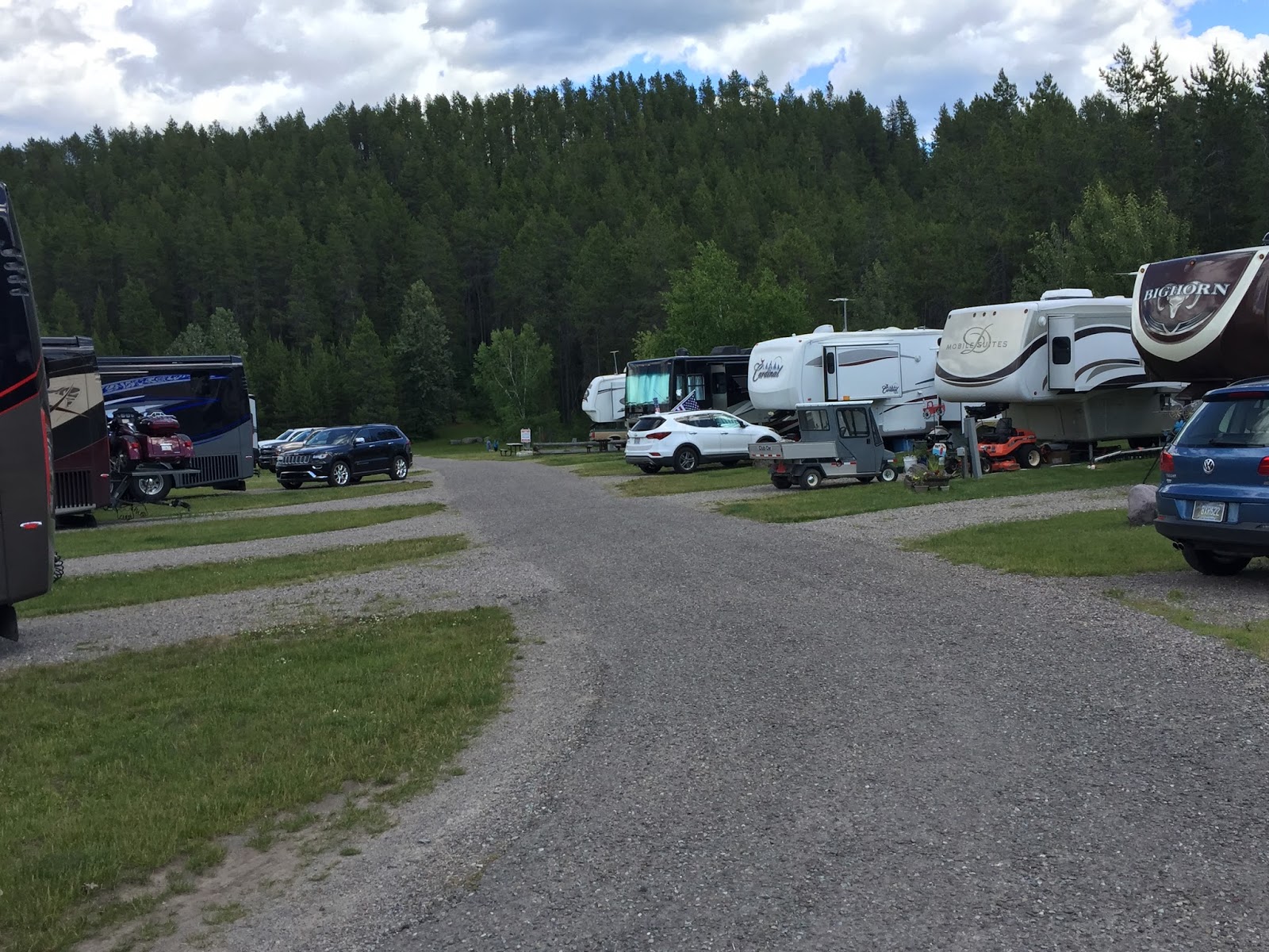 BLUE SKY AHEAD North American RV Park, Coram, Montana