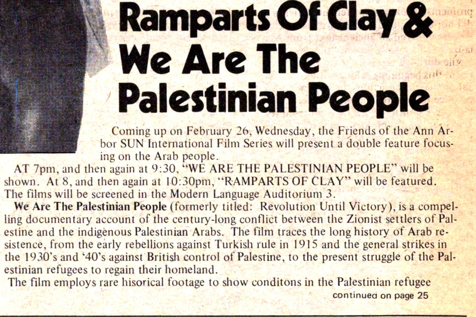 Dearborn Boycotts Israel Ann Arbor, Michigan, 1975Protests for