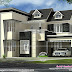 2745 sq-ft 4 bedroom modern dormer window home