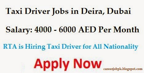 Taxi Driver Jobs in Dubai For All Nationality Taxi Driver Jobs in Dubai For All Nationality