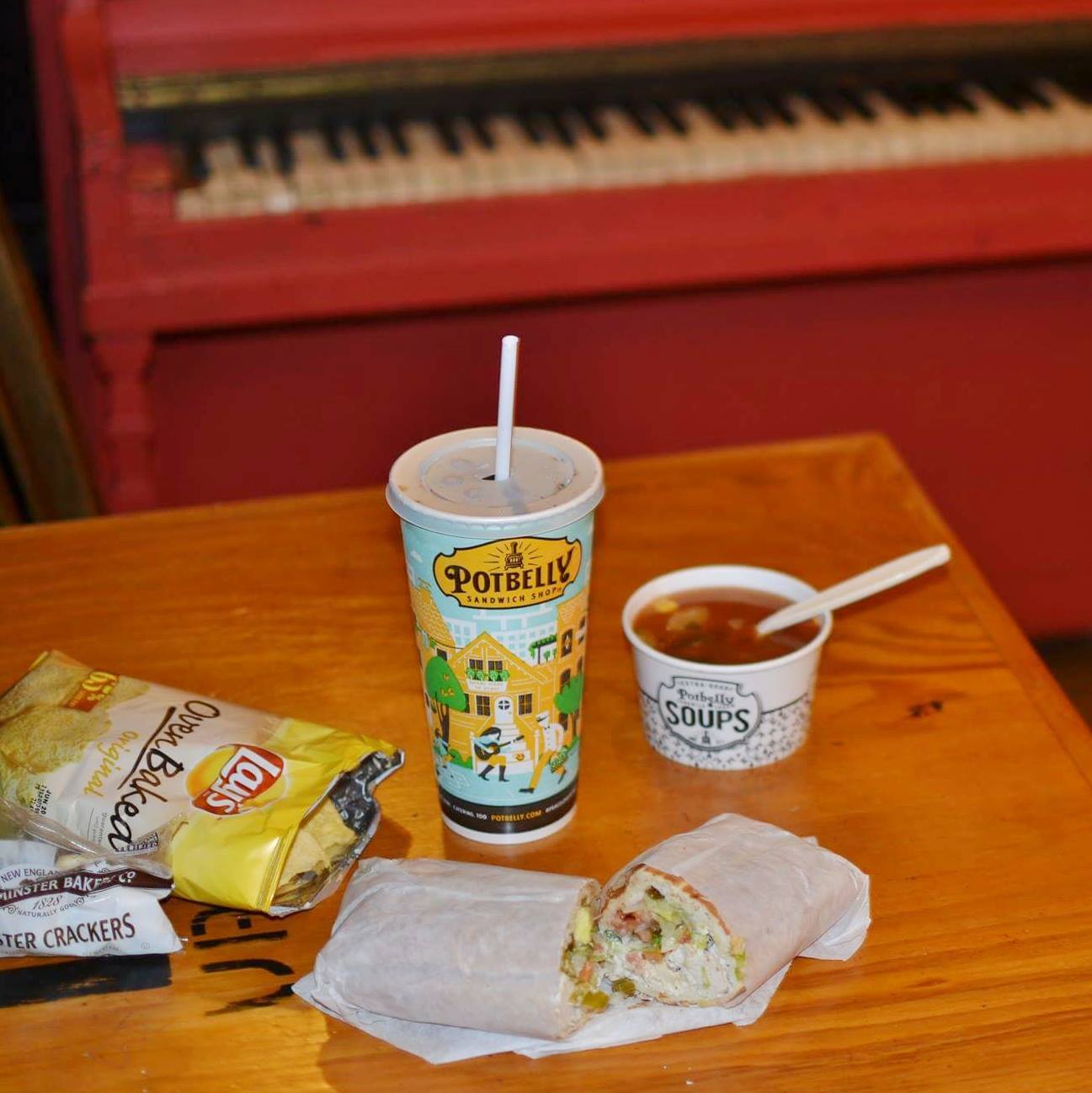 Easy Lunch Hack Potbelly Perks App! The Glam Mom