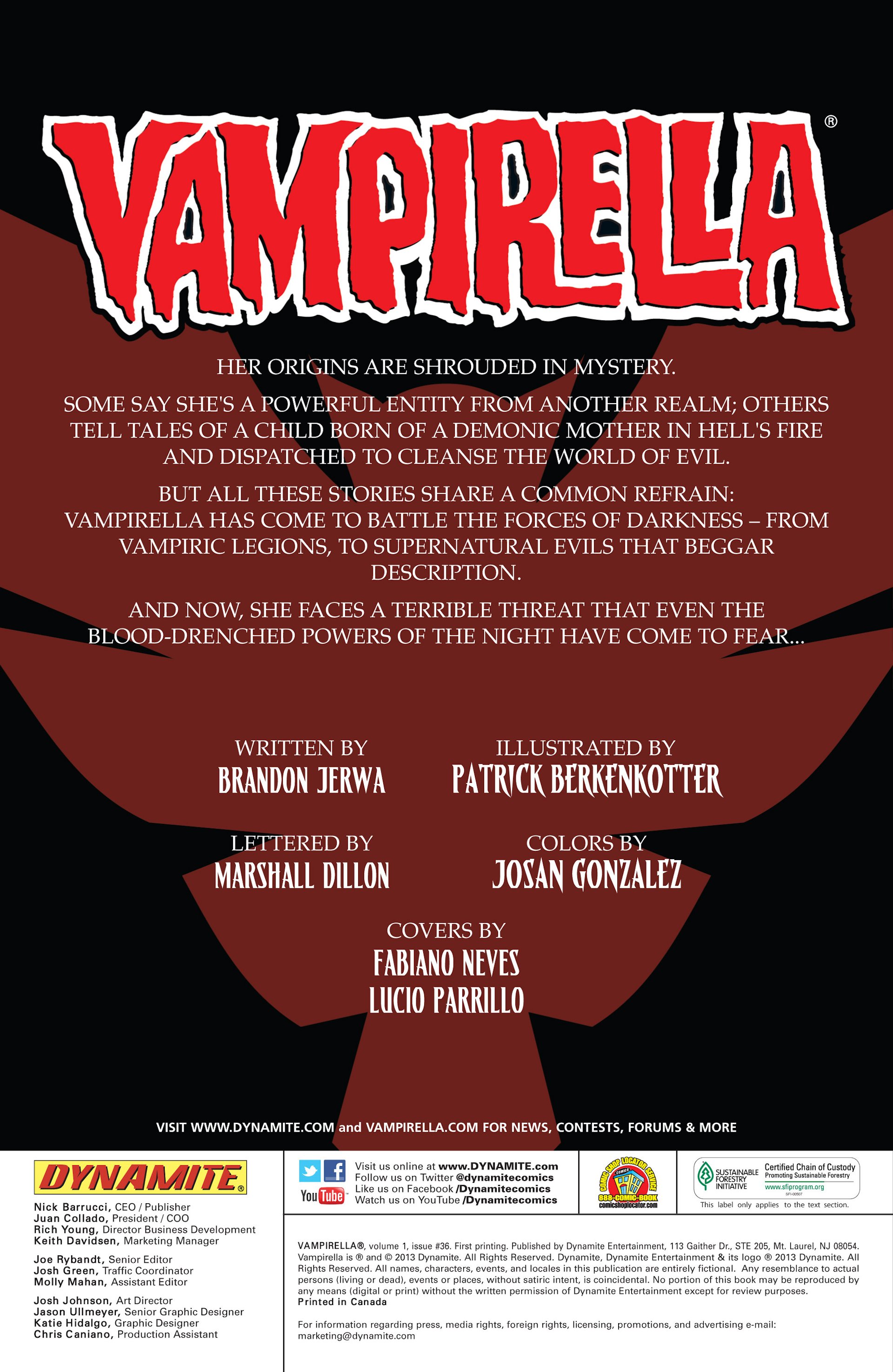 Read online Vampirella (2010) comic -  Issue #36 - 3