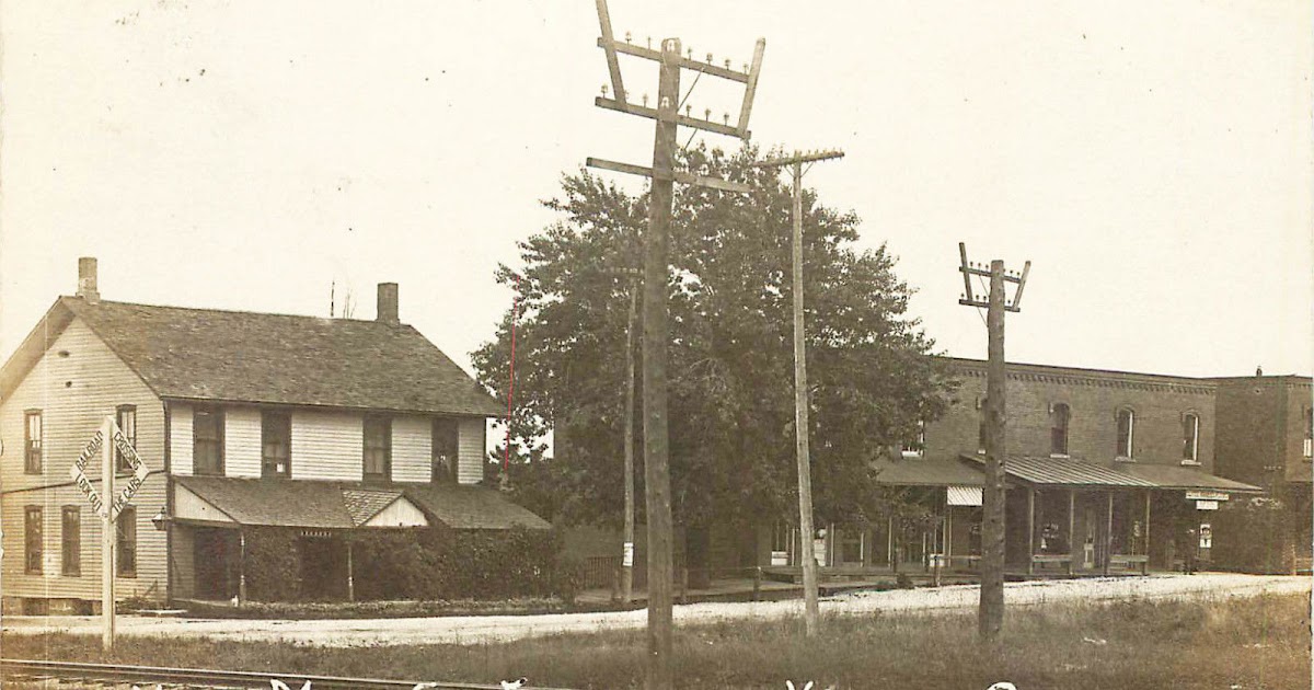 Brady's Bunch of Lorain County Nostalgia Beautiful Downtown Kipton Then & Now
