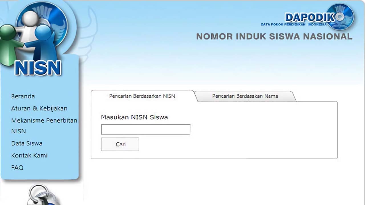 Http //nisn.data.kemdikbud.go.id/page/data berdasarkan nama