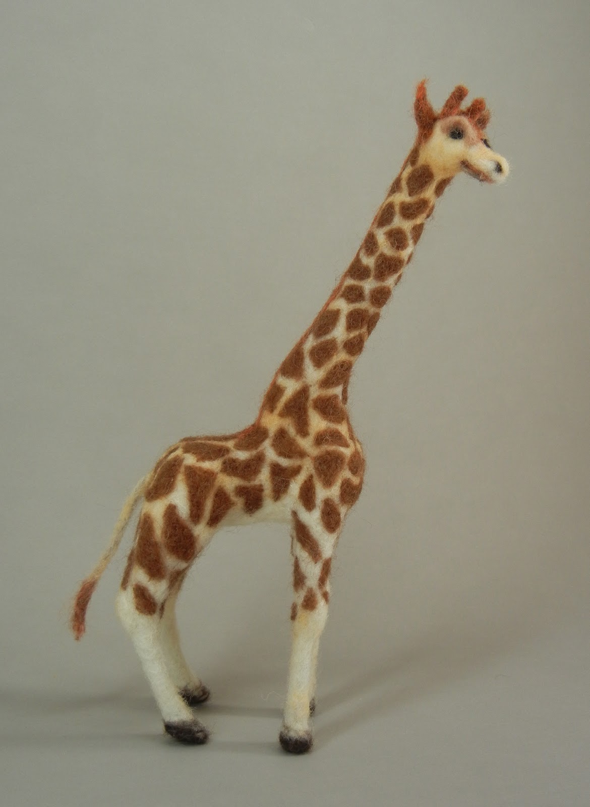 Figures & Fibers Needle Felted Giraffe