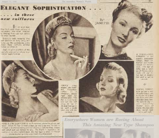 The History Girls 1940s Hairstyles Describing A Character In