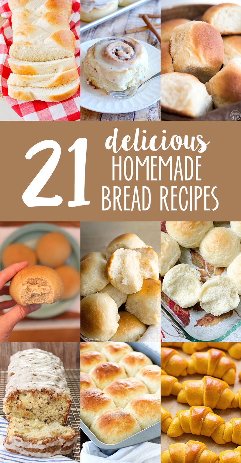 21 fantastic and delicious homemade bread recipes from your favorite food bloggers!