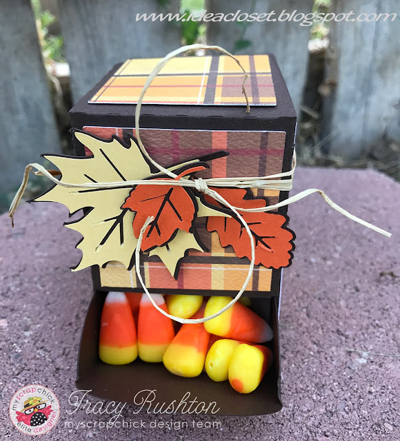 Make a Candy Dispenser Box Special for Fall Idea Closet