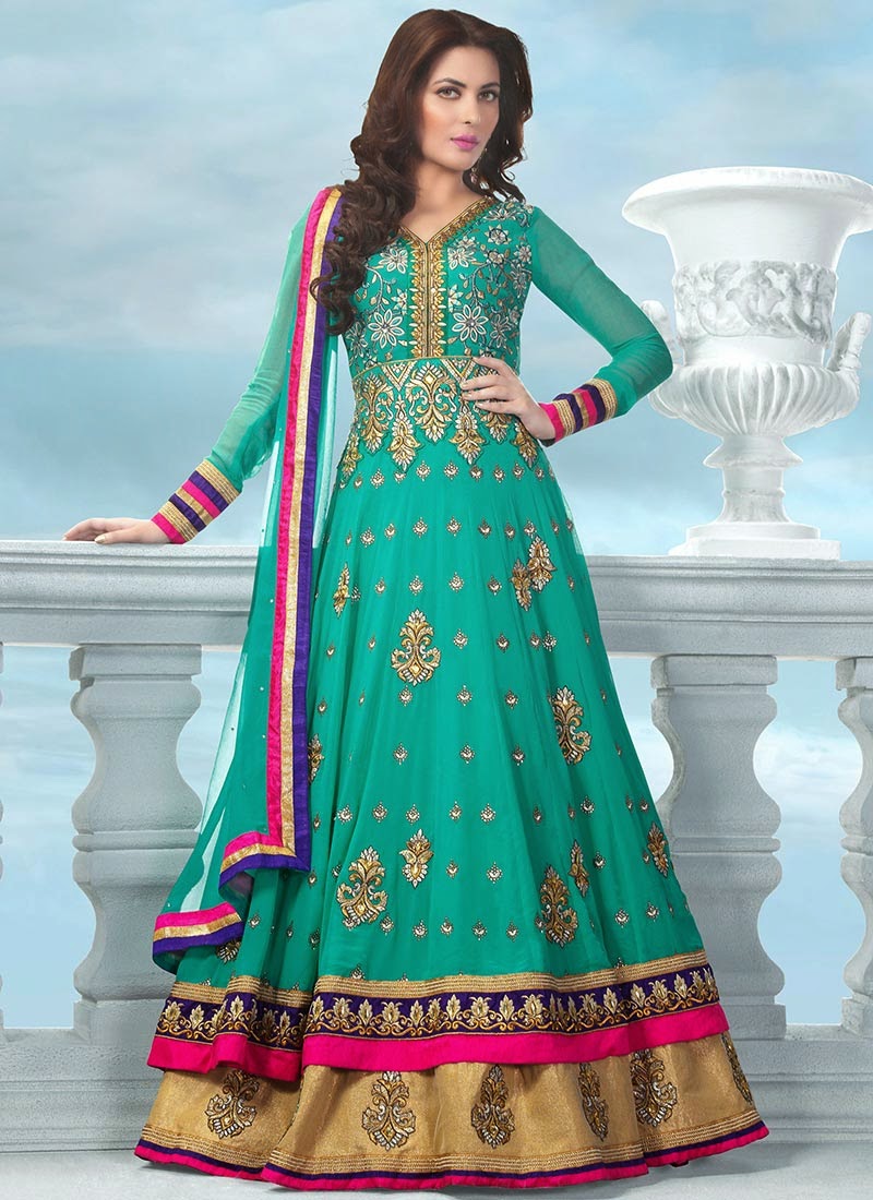 Bollywood Floor Length Anarkali Dresses 2014 Collection | Fashion Feature