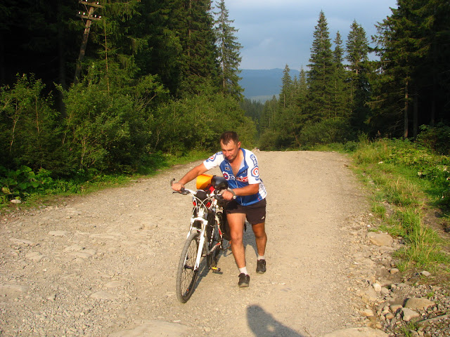 велосипед в гору