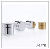 Agate Metal Jar | Metal Cosmetic Jar