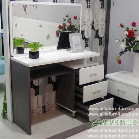 meja rias desain minimalis modern sunny