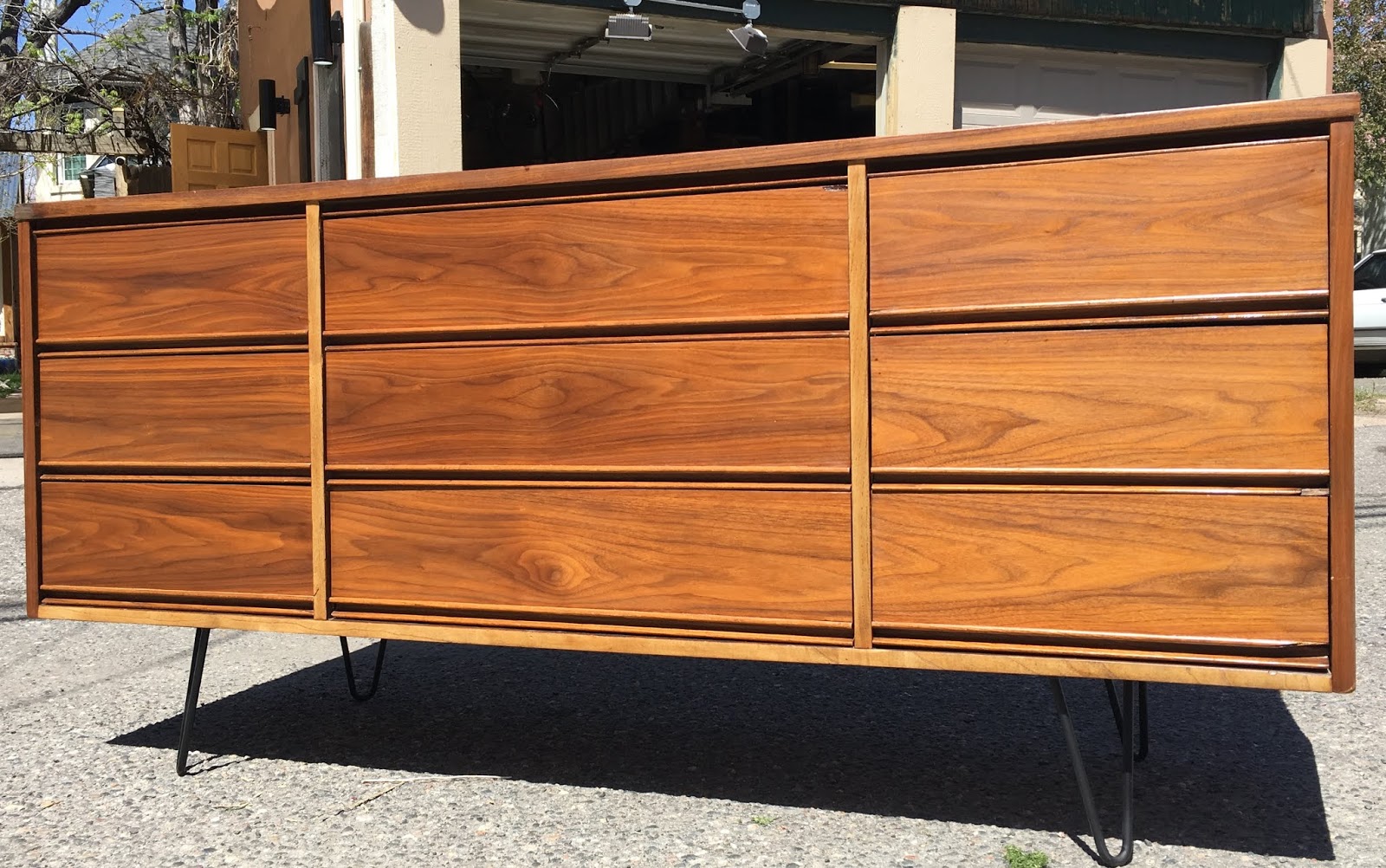 Circa Modern Dixie 9 Drawer Mid Century Dresser Sold