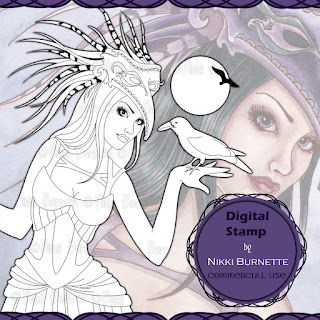 The Fantasy Art of Nikki Burnette: Digital Stamps and Printable ...