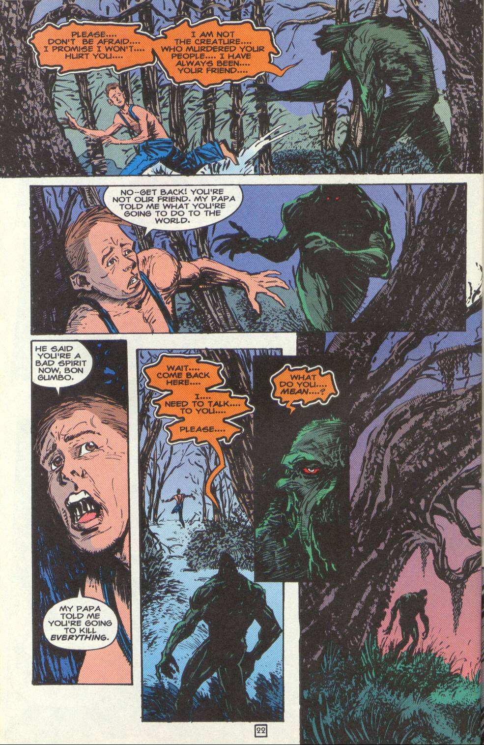 Swamp Thing (1982) #158 #166 - English 22