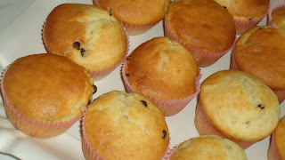 muffin con gocce di cioccolato