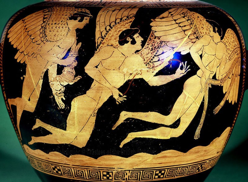 Ancient Hellas The Siren Vase / Ο Οδυσσέας και οι Σειρήνες Ιπτάμενοι