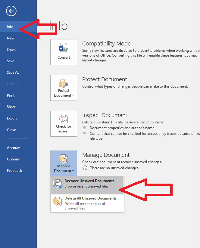 how to recover lost documents on microsoft word 2007