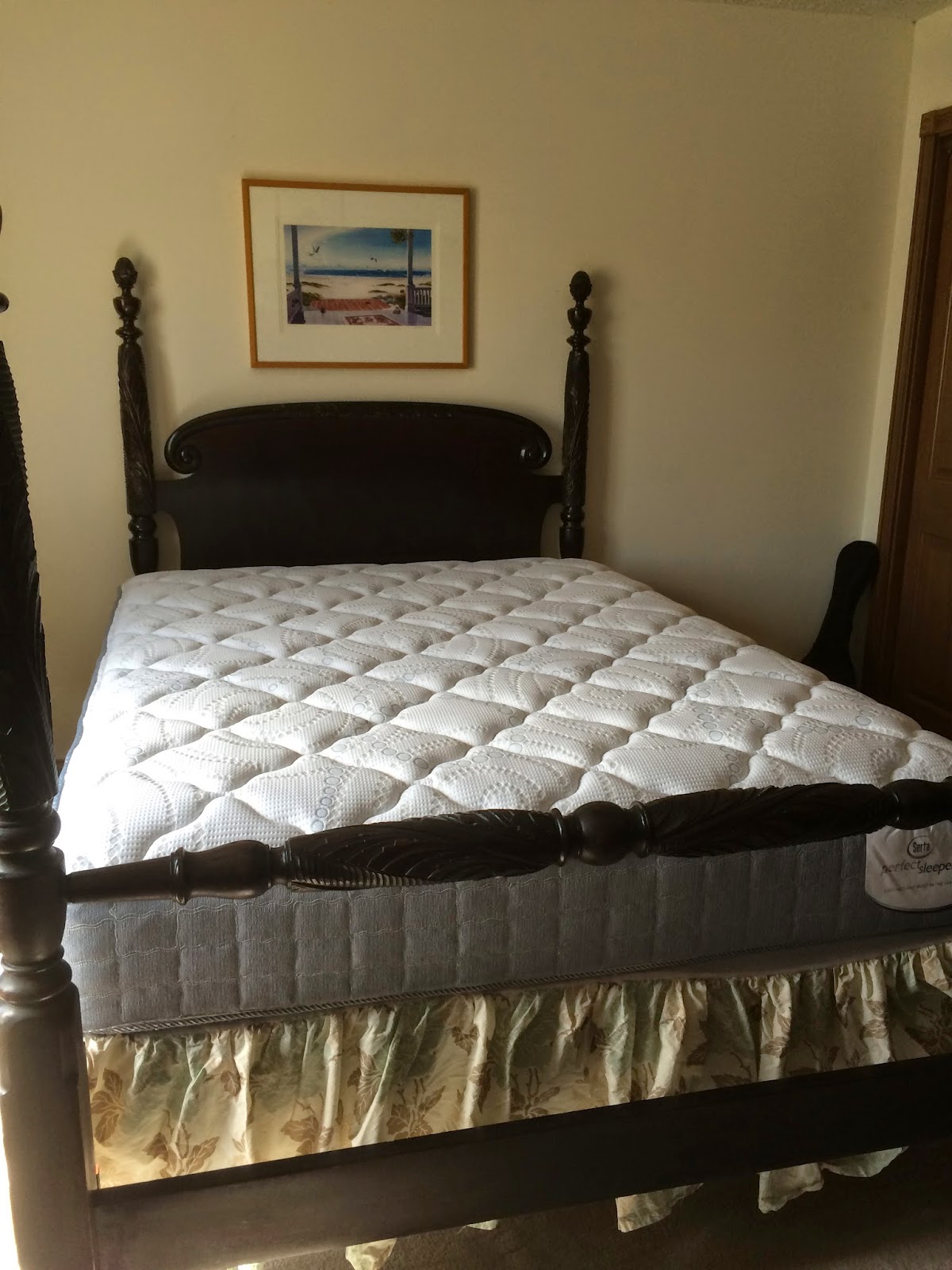 Converting Antique Bed To Queen Mattress, How To Make A Double Bed Frame Into Queen