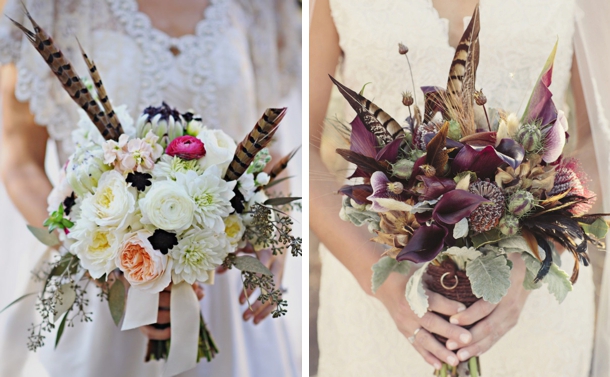 Ramos de Novia con Plumas