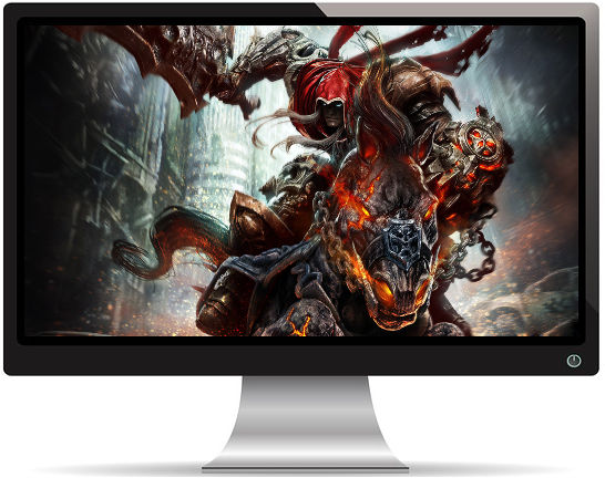 Darksiders War sur son Cheval - Fond d'Écran en Full HD 1080p