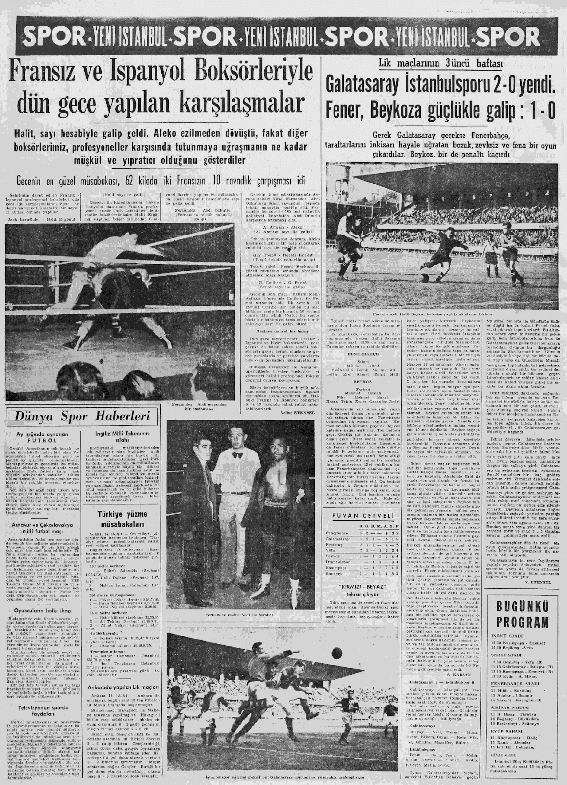 15 ekim 1950 yeni istanbul tam metin