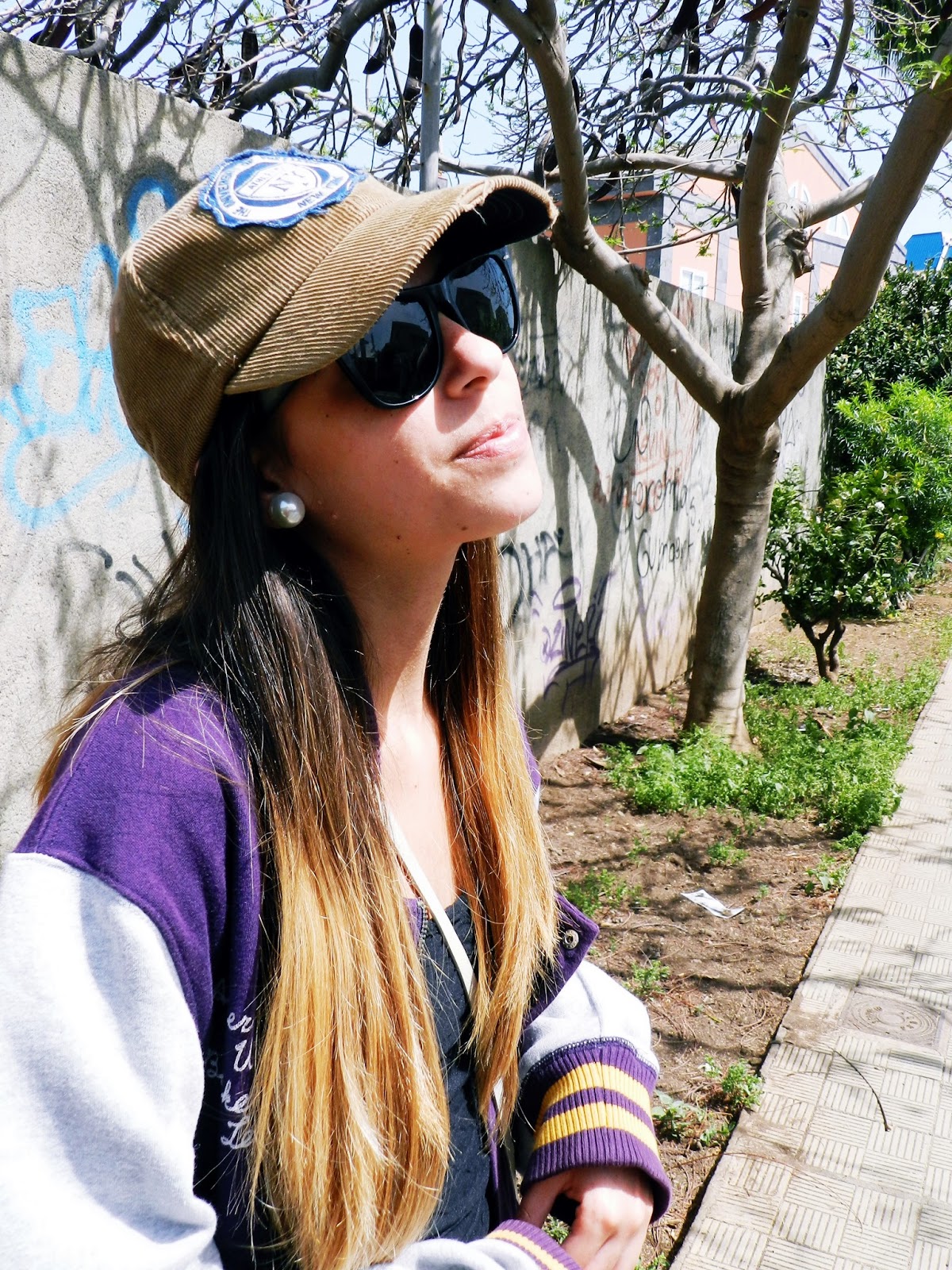 Chaqueta oversize de béisbol Oversized Varsity Jacket