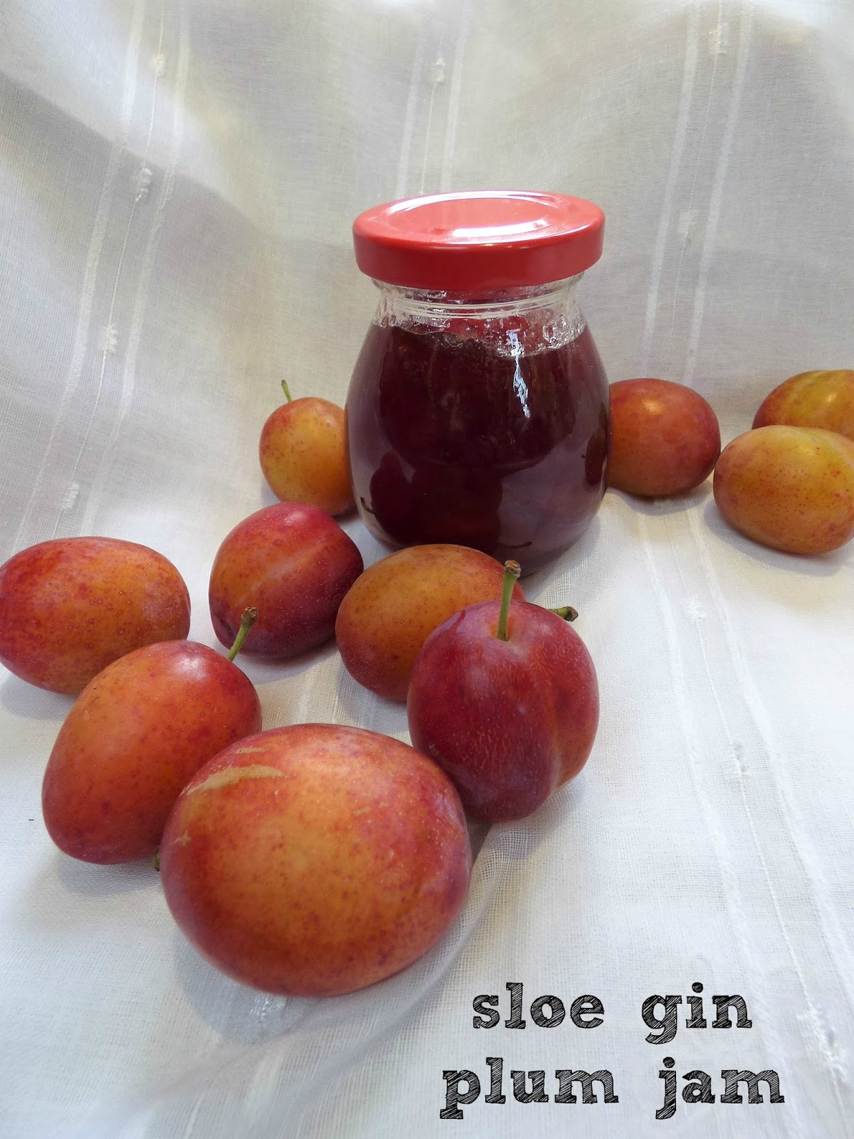 Chez Maximka Sloe gin plum jam