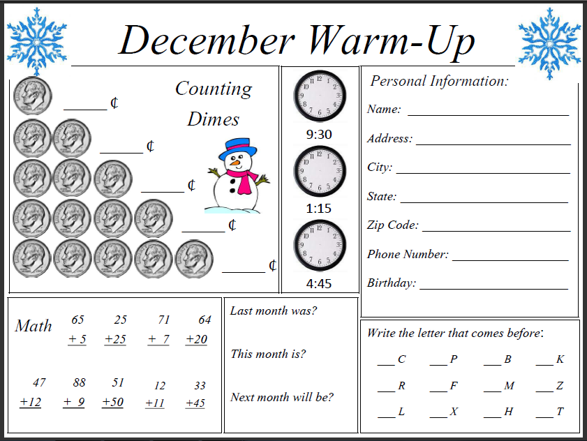 Empowered By THEM: Morning Warm-Ups
