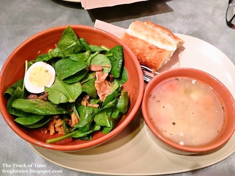 Panera Bread Spinach Power Salad The Track of Time