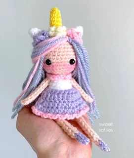 PATRON GRATIS MUÑECA UNICORNIO AMIGURUMI 39374