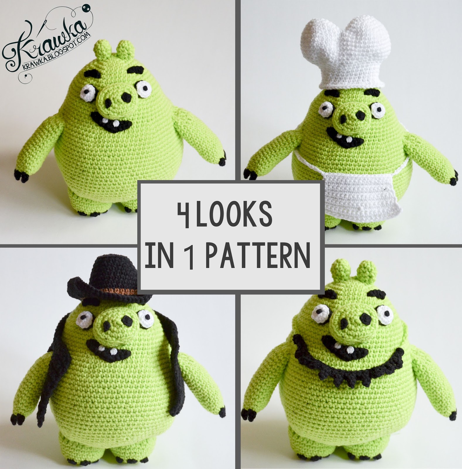 angry birds cowboy pig plush