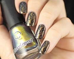 delicate nail september round stamping