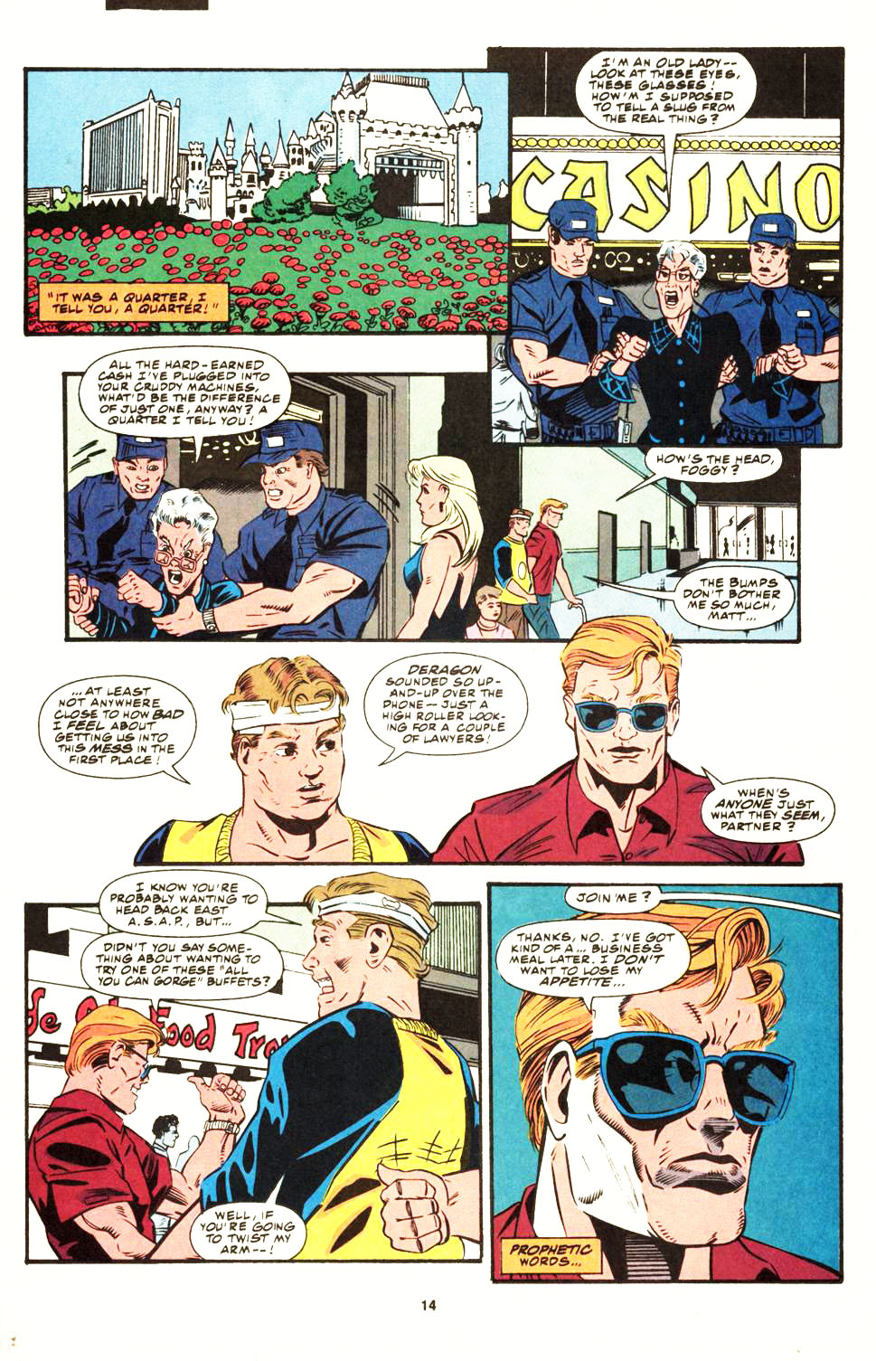 Read online Daredevil (1964) comic -  Issue #308 - 12