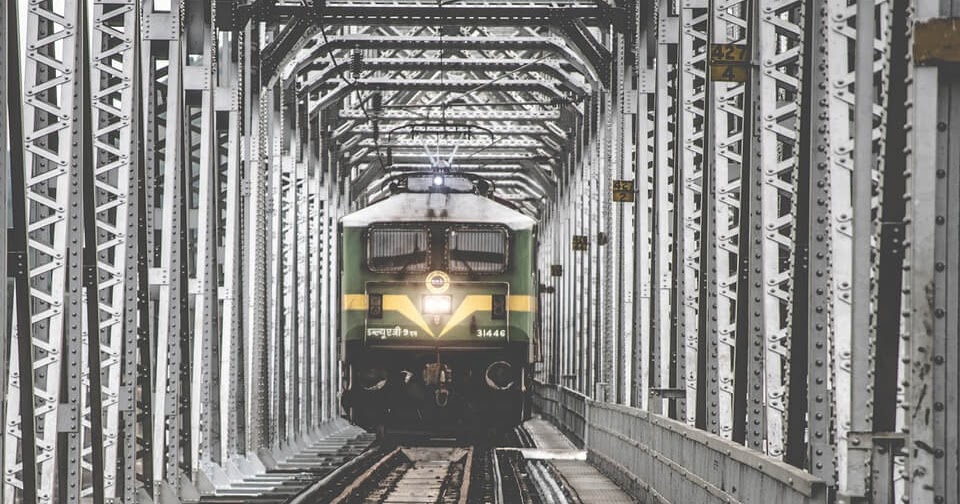 What is the name of first electric train in India?