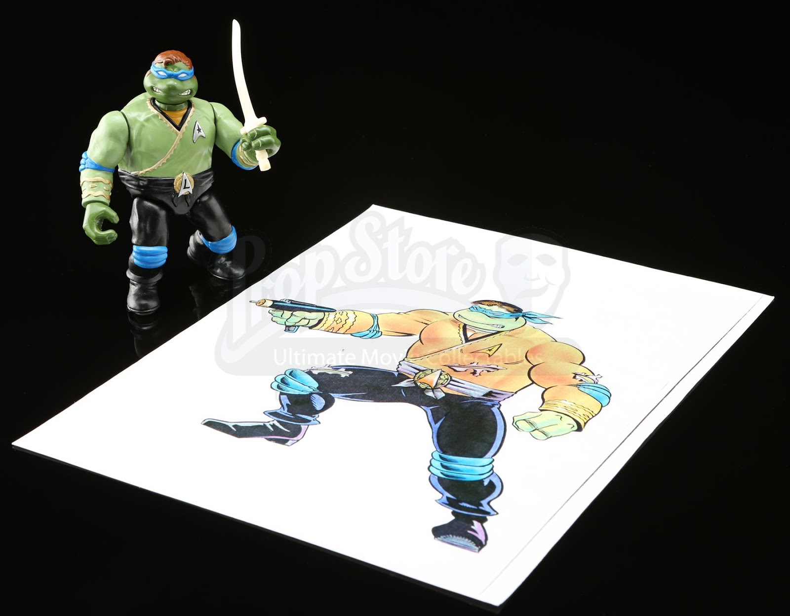 tmnt star trek crossover figures