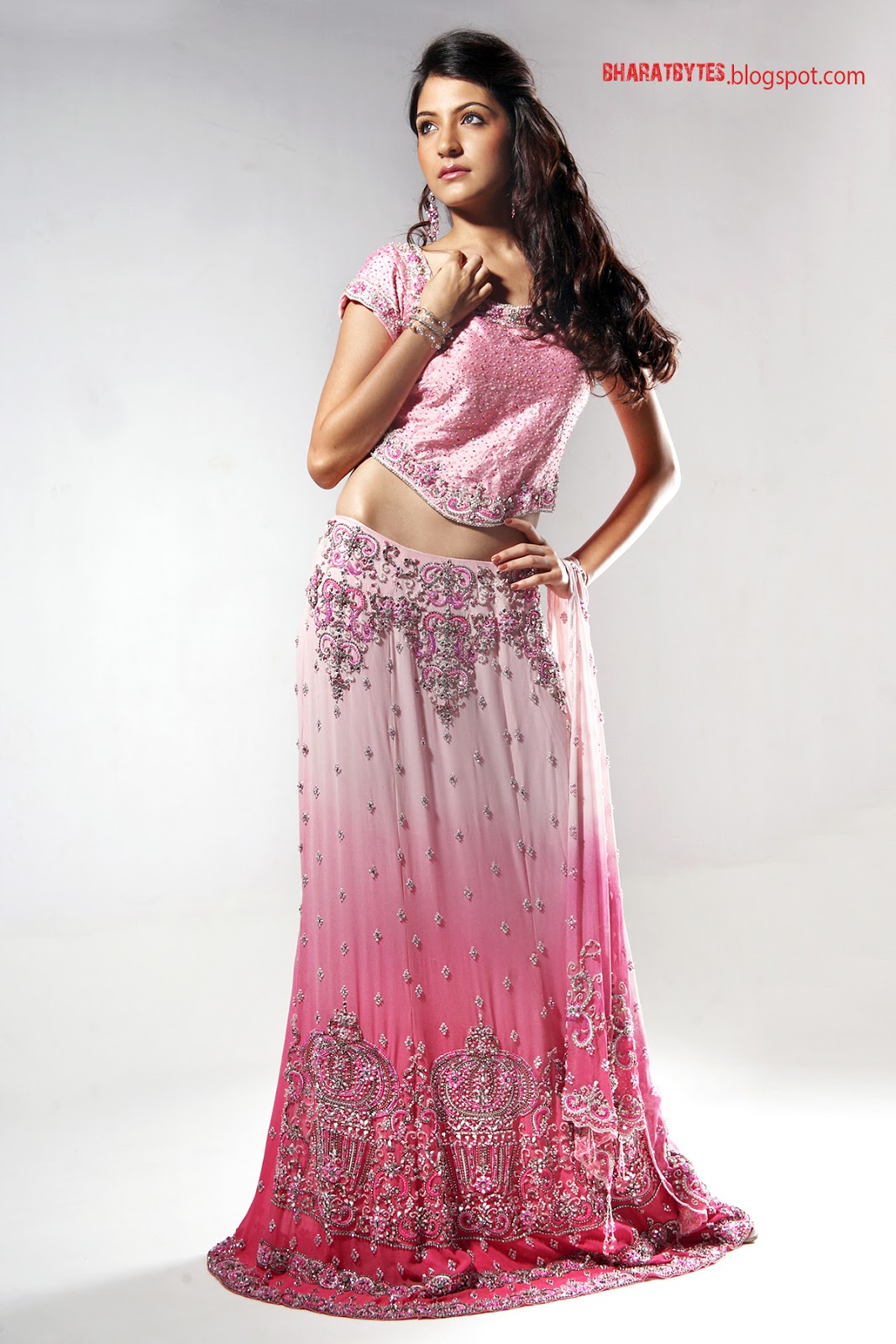 Bharatbytes: Anushka Sharma Hot Photoshoot in a Bridal Wear